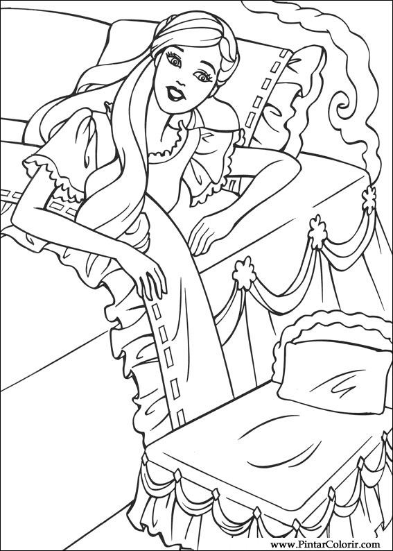 567x794 Drawings To Paint Amp Colour Barbie Princess