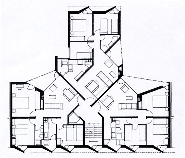 600x514 Jose Antonio Coderch Viviendas Para Pescadores Barcelona