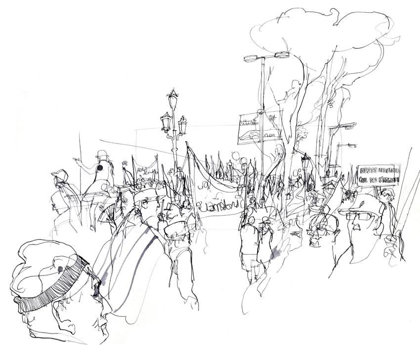 850x700 Manifestacion En Barcelona Veronica Lawlor