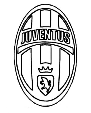 300x372 Juventus Logo Soccer Coloring Pages Coloring Pages
