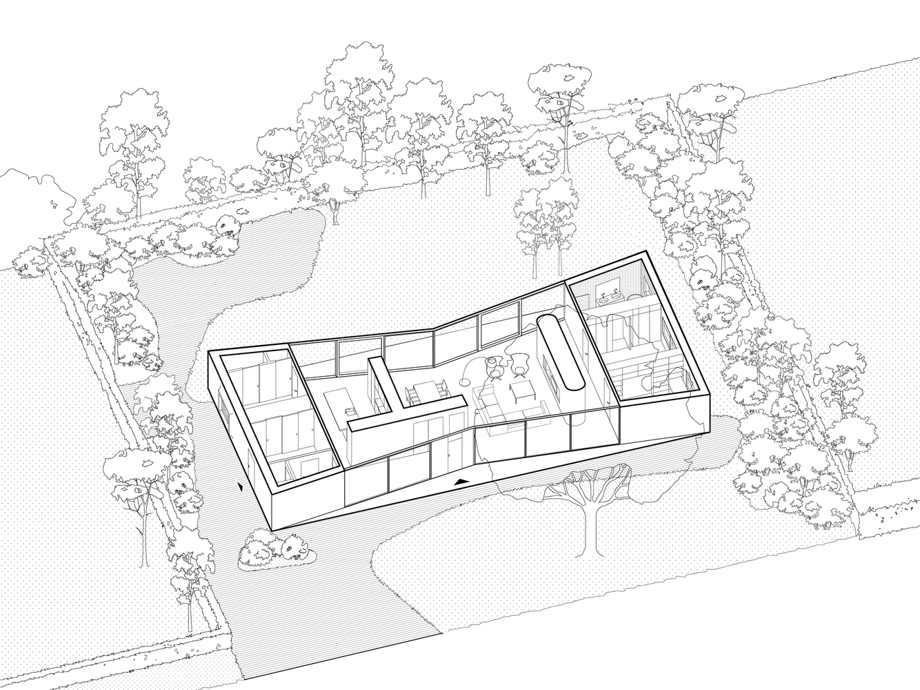 1334x1000 Gallery Of Villa X Barcode Architects