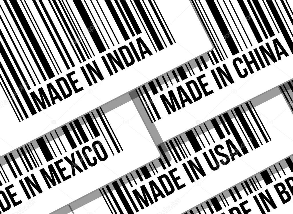 1024x749 Barcode, Trade War, Business Concept Stock Photo Alexmillos