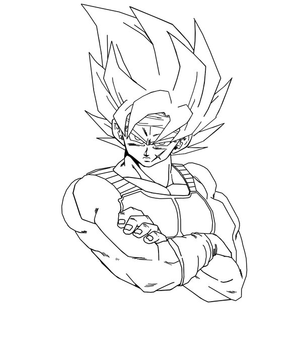 Bardock Drawing at GetDrawings | Free download