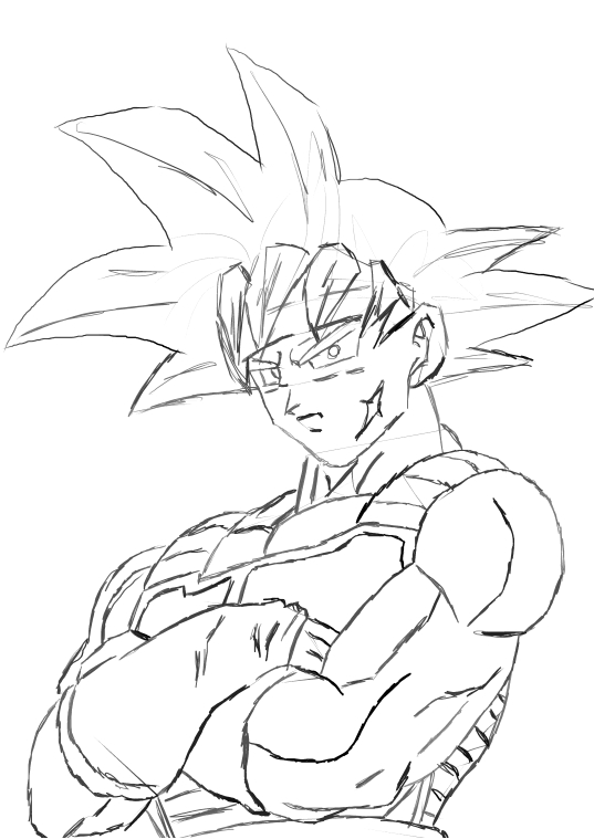 537x759 Bardock By Microbxer