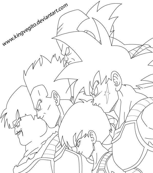 597x675 Bardock The Father Of Goku La By Kingvegito