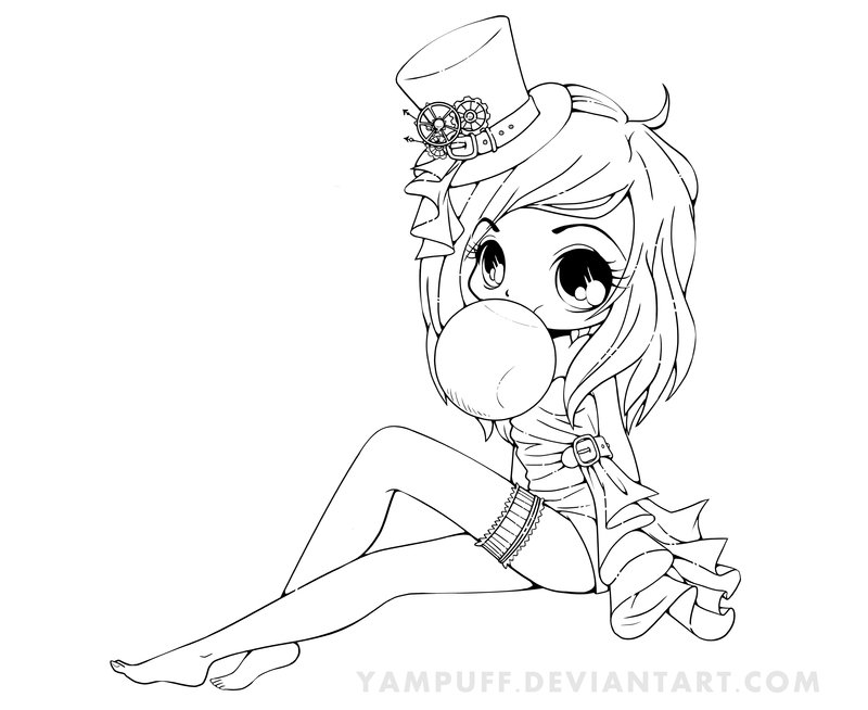 800x654 Snarky Barefoot Girl Lineart Commish By Yampuff