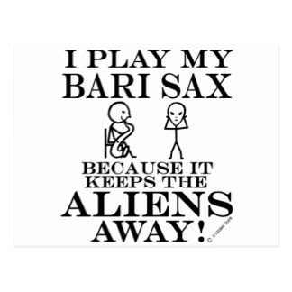 324x324 Baritone Sax Humor Postcards Zazzle