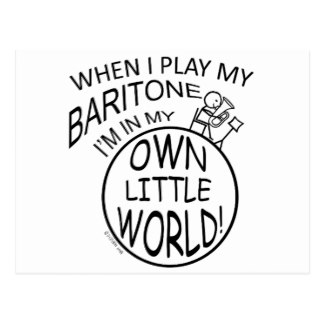 324x324 Baritone Player Humor Postcards Zazzle