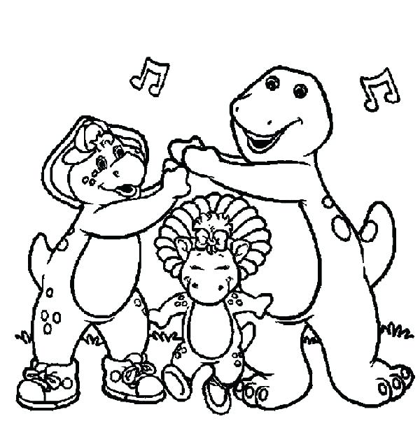 Barney And Friends Drawing at GetDrawings | Free download