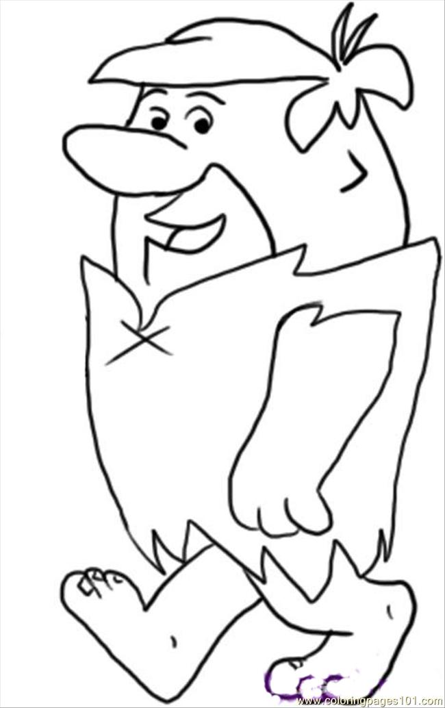 650x1034 Draw Barney Rubble Step 4 Coloring Page