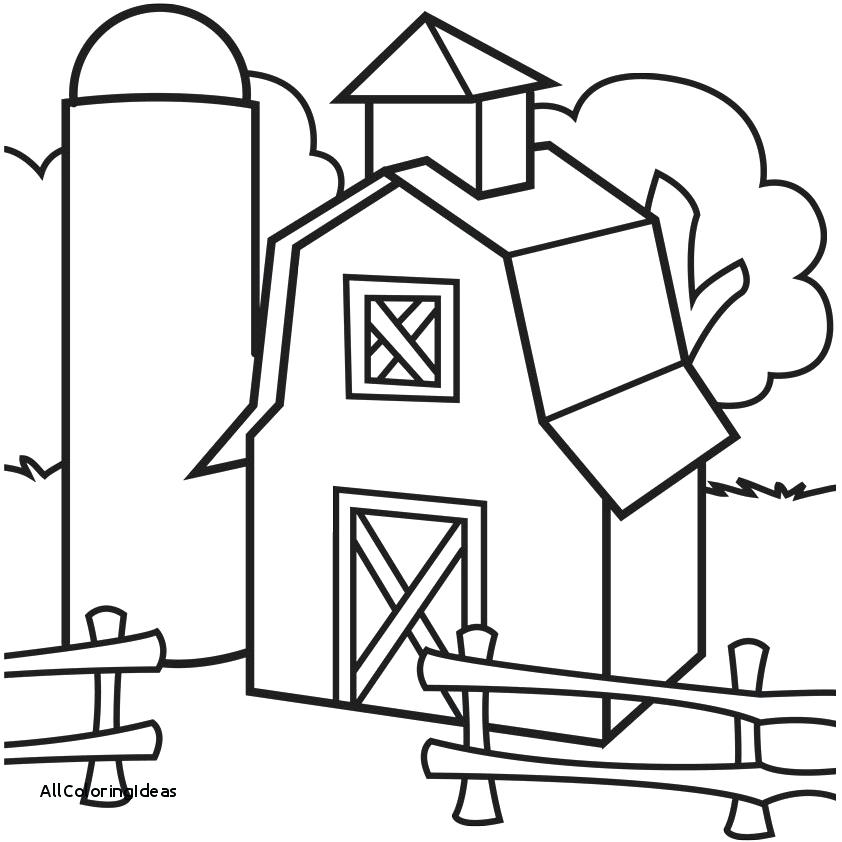 842x842 Drawing Barn Coloring Page Color