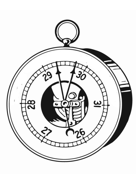 531x750 Coloring Page Barometer