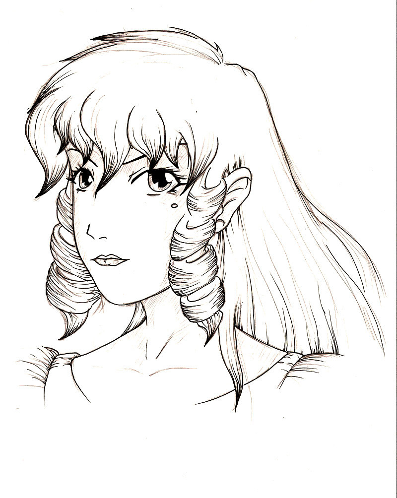 800x1004 Simple Baroque Girl By Guilhiem