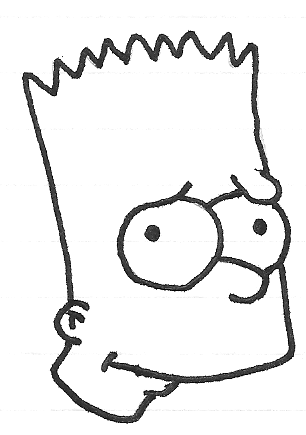 Bart Simpson Drawing at GetDrawings | Free download