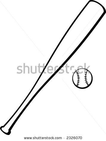 356x470 Baseball Bat Clipart Black And White Many Interesting Cliparts