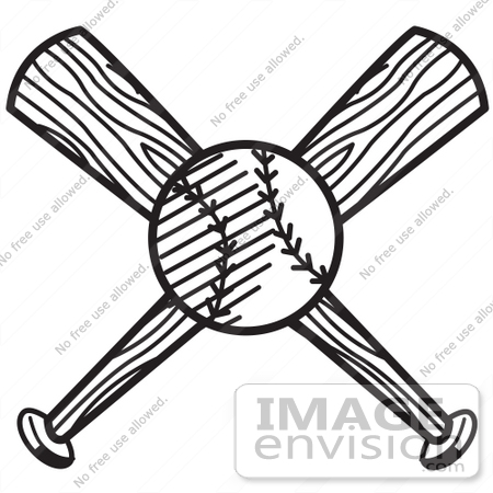 450x450 Baseball Clipart Black And White