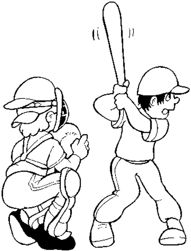 608x798 Baseball Player Coloring Pages