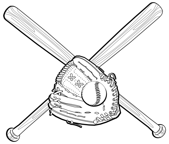 560x478 Drawing Clipart Baseball