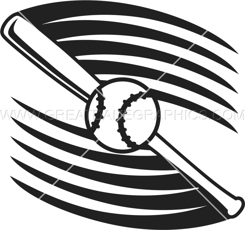 825x774 Baseball Bat Swoosh Production Ready Artwork For T Shirt Printing