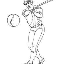 220x220 Baseball Batter Coloring Pages