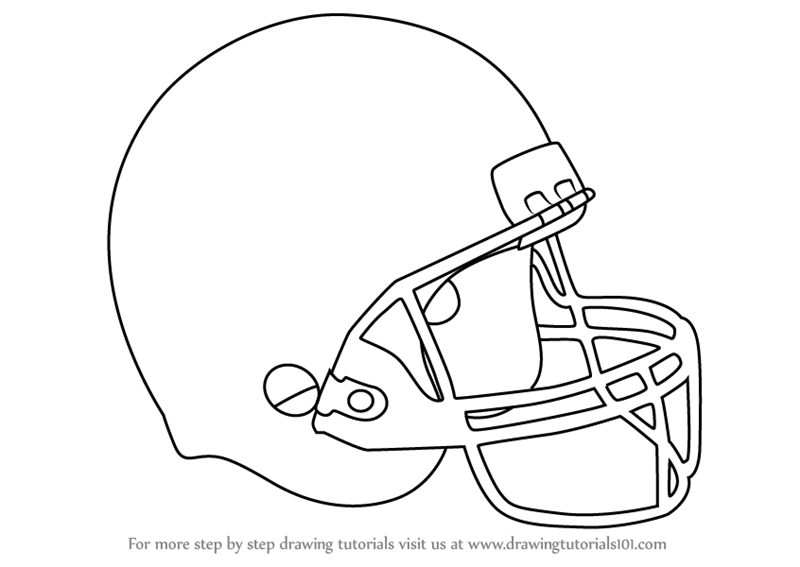 800x567 Learn How To Draw Baseball Helmet (Helmets) Step By Step Drawing
