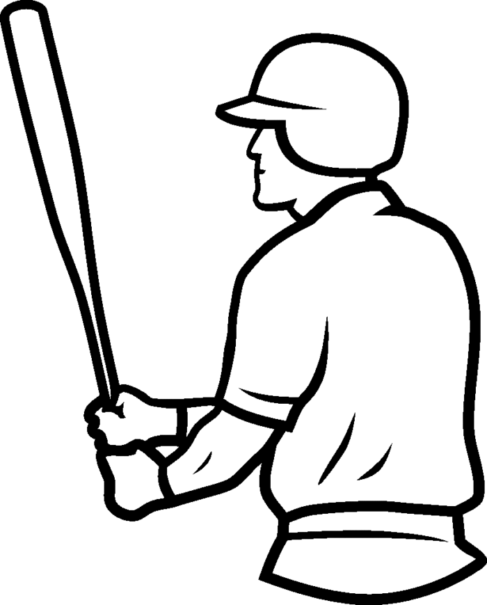700x869 Baseball Softball Girl Coloring Page, Baseball.