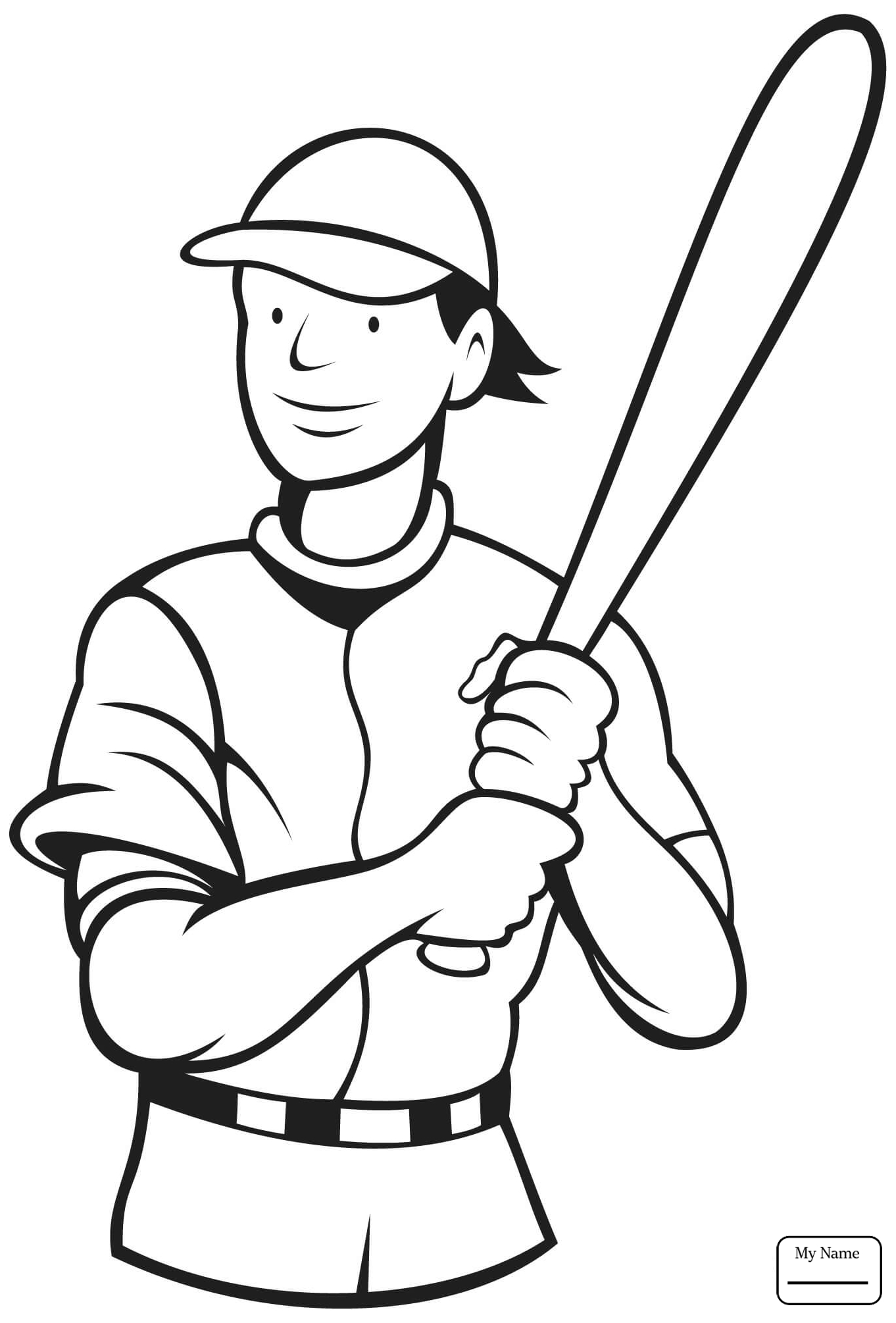 Baseball Batter Drawing at GetDrawings | Free download