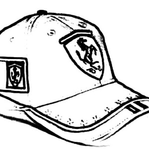 300x300 Drawing Baseball Cap Coloring Page Coloring Sun
