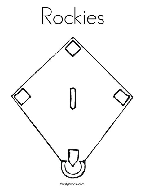 468x605 Rockies Coloring Page