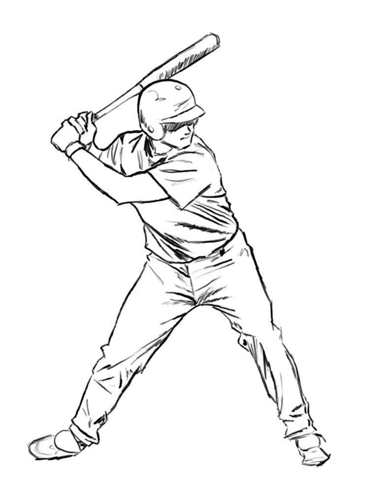 786x1017 Baseball Lines By Wosuko San