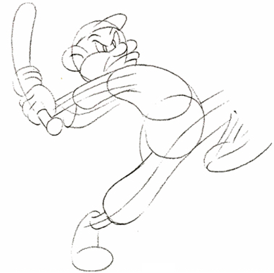 400x399 How To Draw Cartoon Baseball Players With Easy Step By Step Lesson