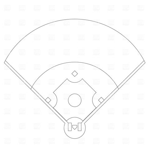 474x474 How To Draw A Field, Step By Step, Landscapes, Landmarks, Baseball