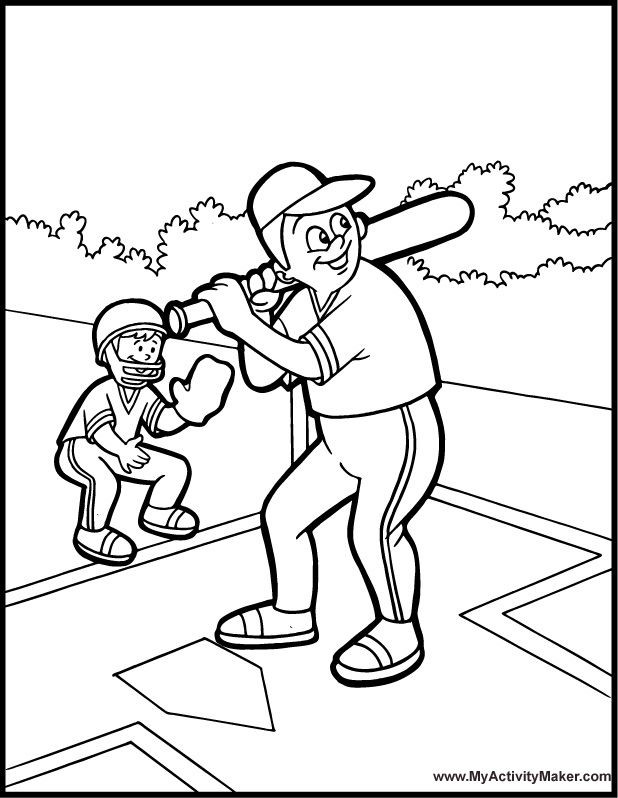 618x798 Security Baseball Field Coloring Pages Az