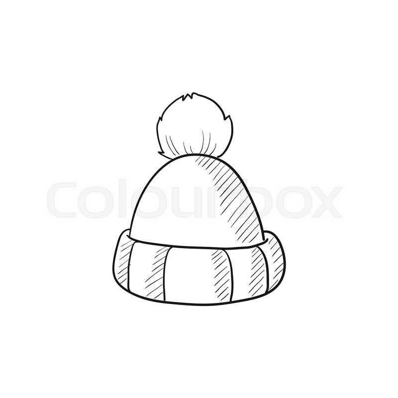 800x800 Drawn Hat Sketch