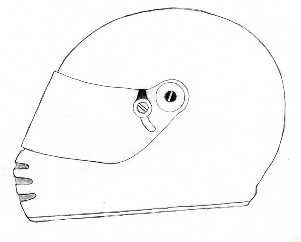 1024x823 Racing Helmet Draft By Sennafan12