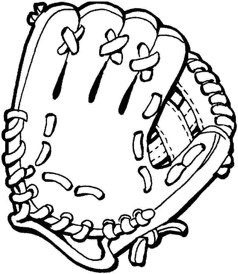 780x900 Baseball Glove Coloring Fun!