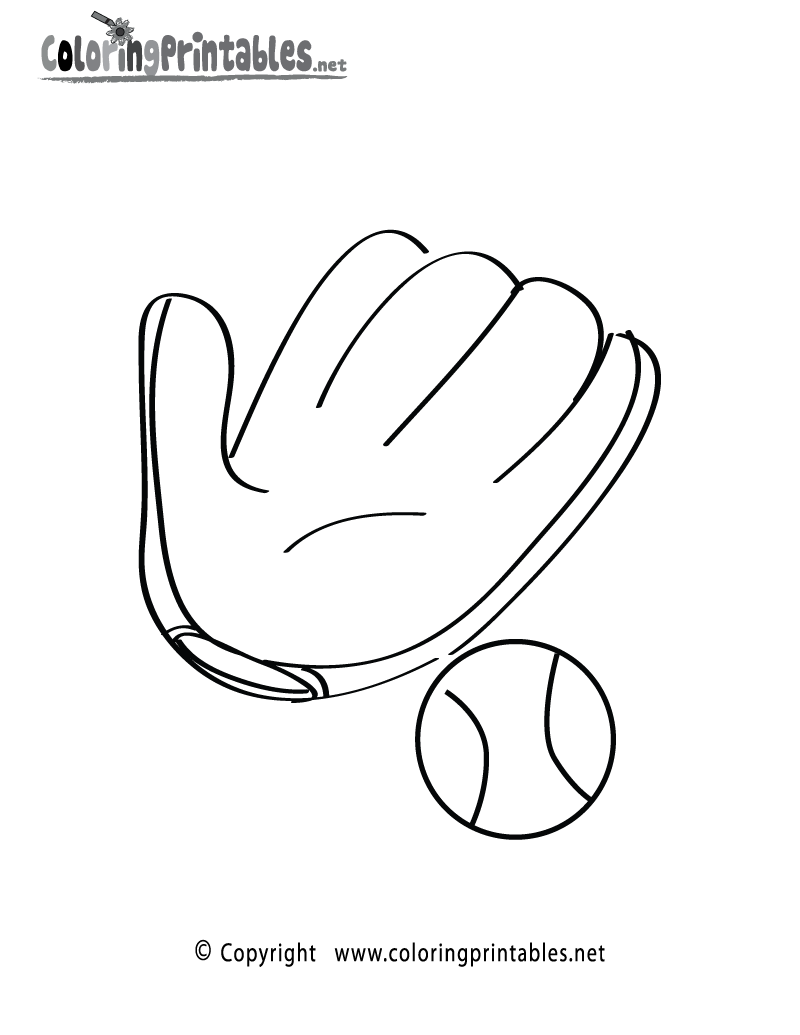 800x1035 Baseball Glove Coloring Page Coloring Page For Kids