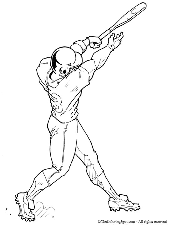 Baseball Player Drawing