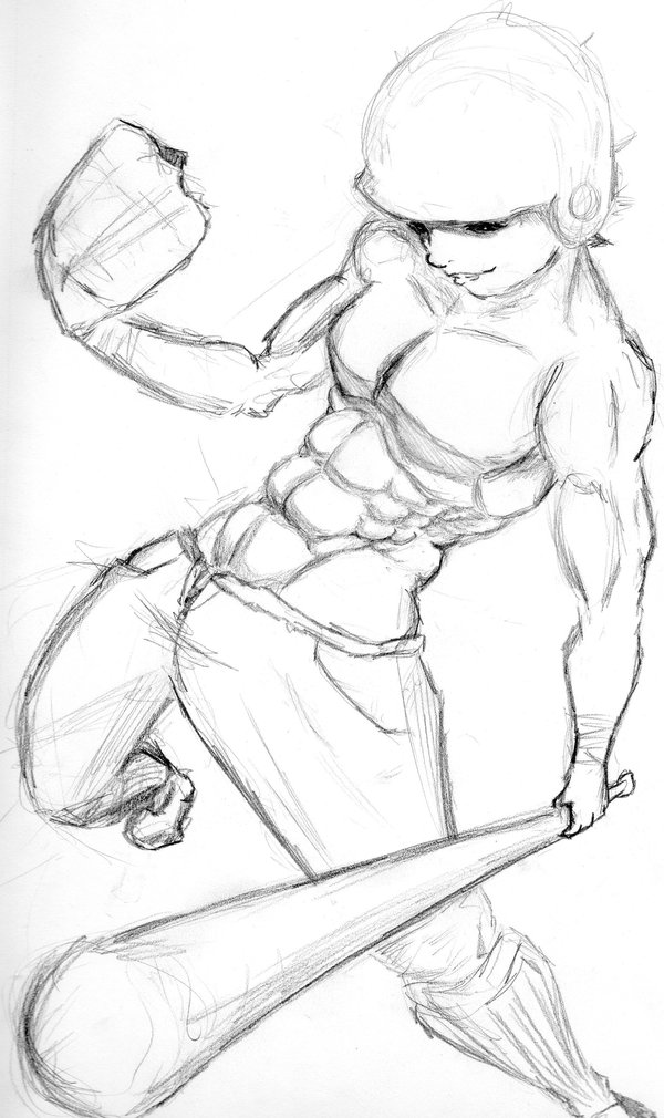 600x1010 Koji The Baseball Player By Lickeylikey