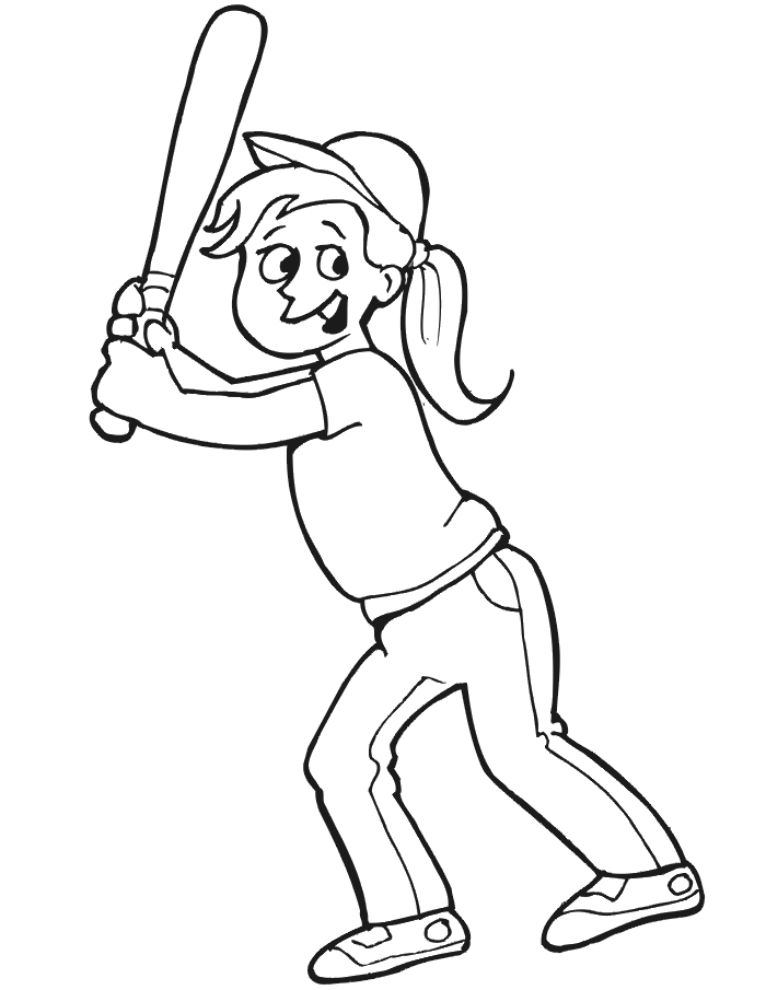 700x905 Baseball Pitcher Coloring Page