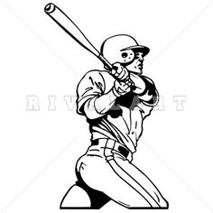 236x236 Bat Hitting Baseball Clipart