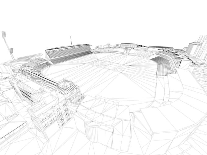 Baseball Stadium Drawing at GetDrawings | Free download