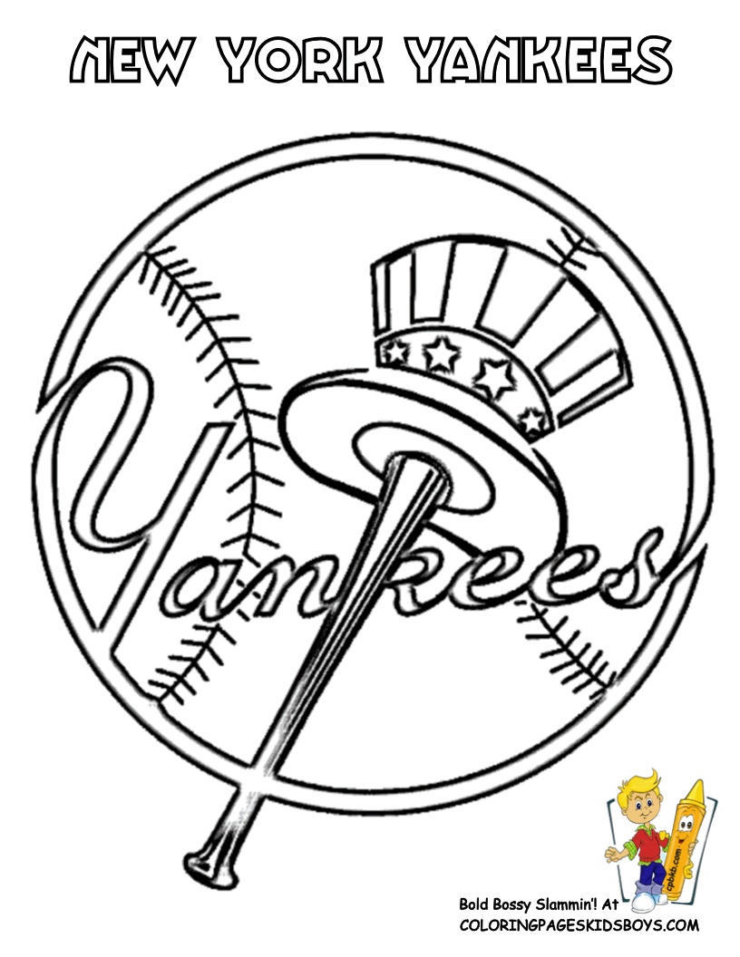 816x1056 Baseball Coloring Pages Major League Baseball (Mlb) Coloring