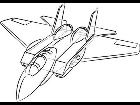 480x360 Tutorial] How To Draw A Plane! Super Easy