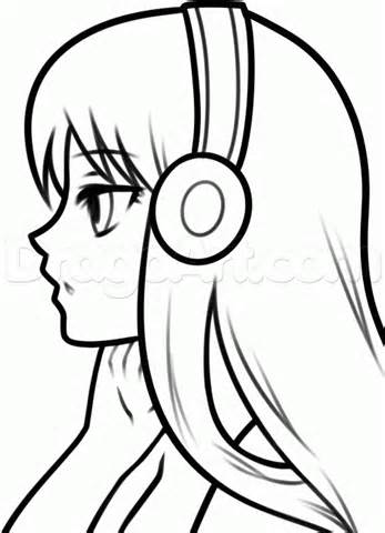 347x480 Basic Anime Body Coloring Coloring Pages Drawing Ideas