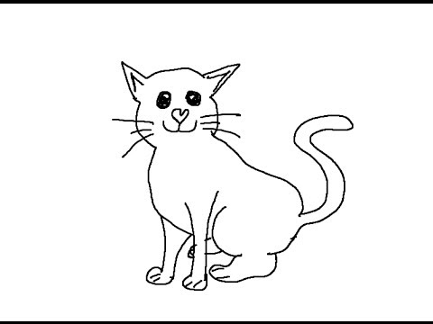 480x360 Draw A Cat For Kids Big Guide To Drawing Cartoon Cats With Basic