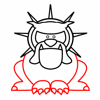 350x350 Drawing A Cartoon Bulldog