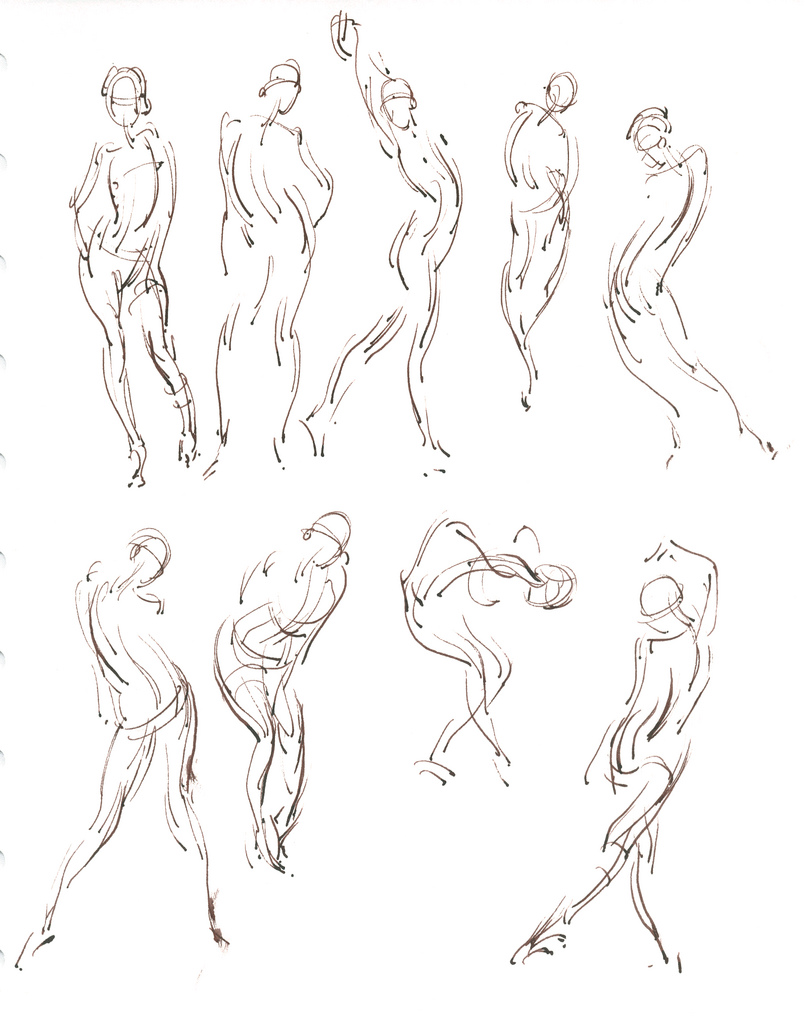 805x1024 Art Basic Female Figure Sketch Burkhardt2001