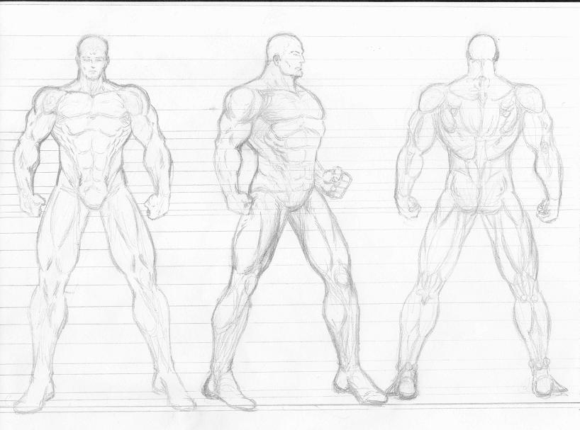 818x607 Basic Character Turnaround Pg By Stevjvaz72