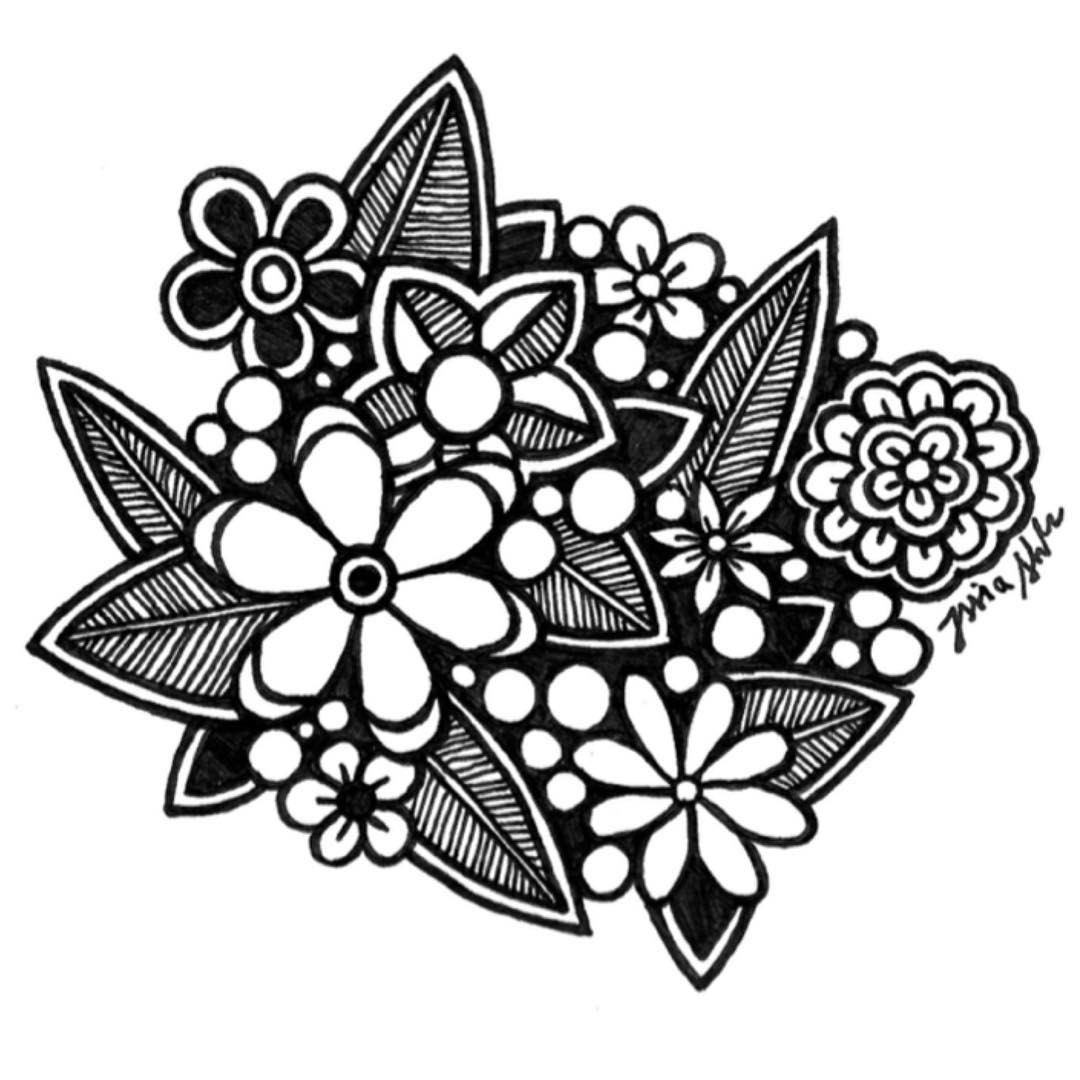 1080x1080 Heyy Its Jess Basic Floral Doodle